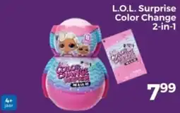 Trekpleister L.O.L. Surprise Color Change 2-in-1 aanbieding