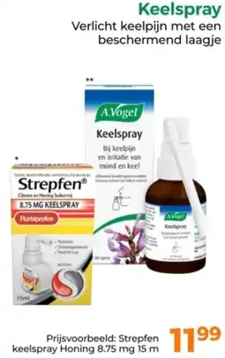Trekpleister Keelspray aanbieding