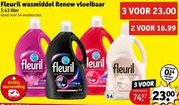 Kruidvat Fleuril wasmiddel Renew vloeibaar aanbieding