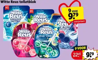 Kruidvat Witte Reus toiletblok aanbieding
