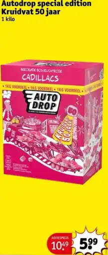 Kruidvat Autodrop special edition Kruidvat 50 jaar aanbieding