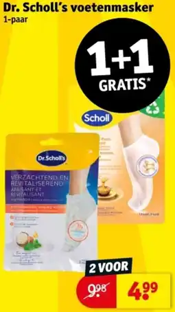 Kruidvat Dr. Scholl's voetenmasker aanbieding