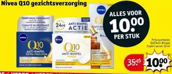 Kruidvat Nivea Q10 gezichtsverzorging aanbieding