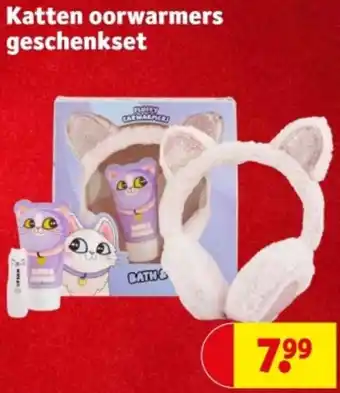 Kruidvat Katten oorwarmers geschenkset aanbieding
