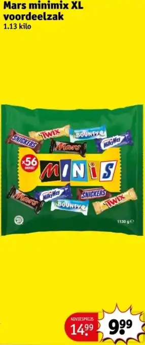 Kruidvat Mars minimix XL voordeelzak aanbieding