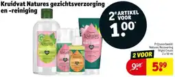 Kruidvat Kruidvat Natures gezichtsverzorging en reiniging aanbieding