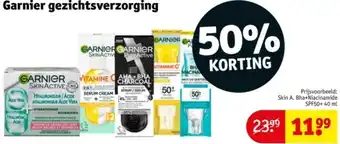 Kruidvat Garnier gezichtsverzorging aanbieding