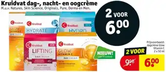 Kruidvat Kruidvat dag, nacht en oogcrème aanbieding