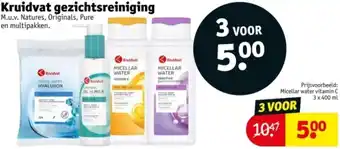 Kruidvat Kruidvat gezichtsreiniging aanbieding