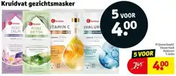Kruidvat Kruidvat gezichtsmasker aanbieding