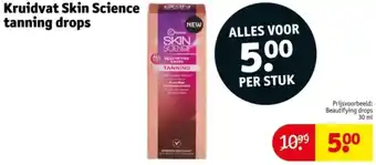 Kruidvat Kruidvat Skin Science tanning drops aanbieding