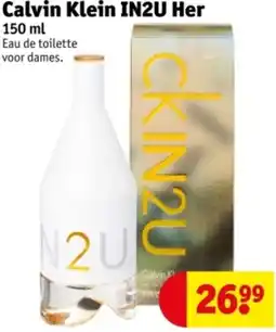 Kruidvat Calvin Klein IN2U Her aanbieding