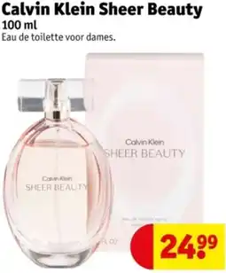 Kruidvat Calvin Klein Sheer Beauty aanbieding