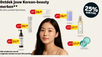 Kruidvat Ontdek jouw Korean-beauty merken aanbieding