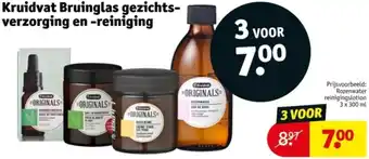Kruidvat Kruidvat Bruin Glas gezichtsverzorging en reiniging aanbieding