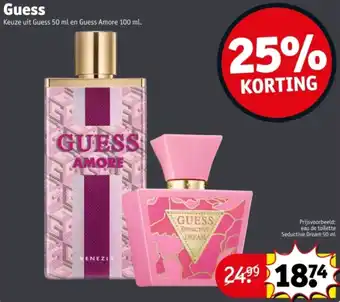 Kruidvat Guess aanbieding