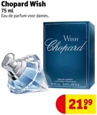 Kruidvat Chopard Wish aanbieding