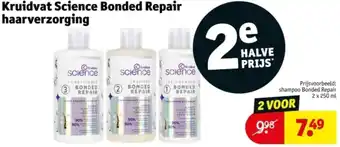 Kruidvat Kruidvat Science Bonded Repair haarverzorging aanbieding