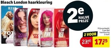 Kruidvat Bleach London haarkleuring aanbieding