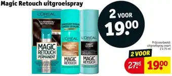 Kruidvat Magic Retouch uitgroeispray aanbieding