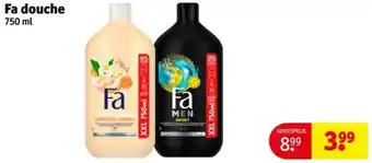 Kruidvat Fa douche aanbieding