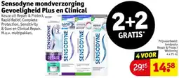 Kruidvat Sensodyne mondverzorging Gevoeligheid Plus en Clinical aanbieding