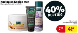 Kruidvat Kneipp en Kneipp men aanbieding