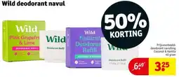 Kruidvat Wild deodorant navul aanbieding