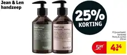 Kruidvat Jean & Len handzeep aanbieding