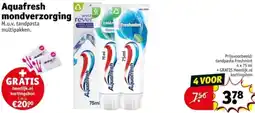 Kruidvat Aquafresh mondverzorging aanbieding