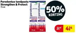 Kruidvat Parodontax tandpasta Strengthen & Protect aanbieding