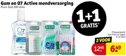 Kruidvat Gum en 07 Active mondverzorging aanbieding