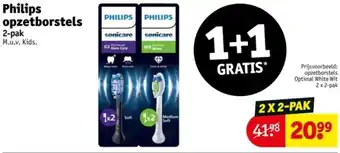 Kruidvat Philips opzetborstels aanbieding