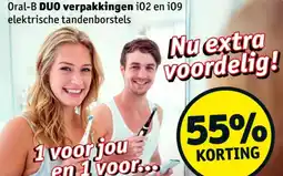 Kruidvat Oral-B DUO verpakkingen aanbieding