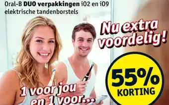 Kruidvat Oral-B DUO verpakkingen aanbieding