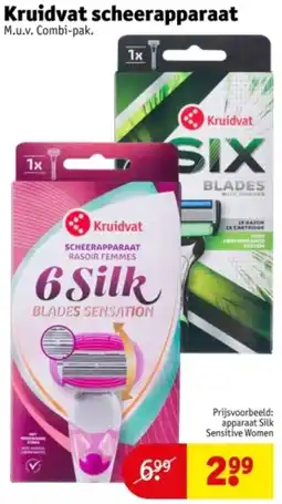 Kruidvat Kruidvat scheerapparaat aanbieding