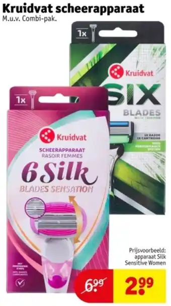 Kruidvat Kruidvat scheerapparaat aanbieding