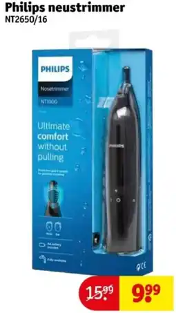 Kruidvat Philips neustrimmer NT2650/16 aanbieding