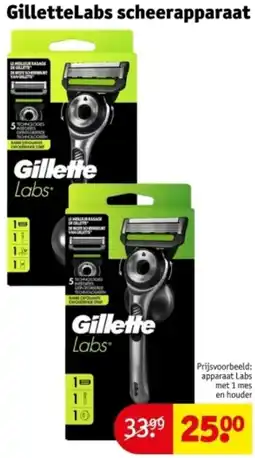 Kruidvat GilletteLabs scheerapparaat aanbieding