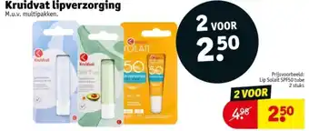 Kruidvat Kruidvat lipverzorging aanbieding