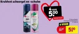 Kruidvat Kruidvat scheergel en schuim aanbieding