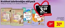 Kruidvat Kruidvat luierbroekjes mid pack aanbieding