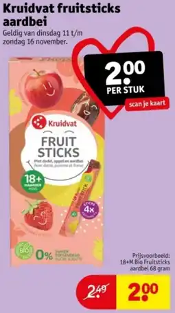 Kruidvat Kruidvat fruitsticks aardbei aanbieding