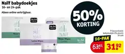 Kruidvat Naïf babydoekjes aanbieding