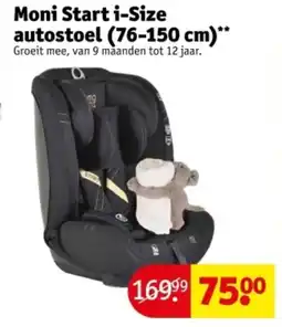 Kruidvat Moni start i-size autostoel aanbieding