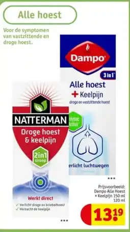 Kruidvat Alle hoest aanbieding