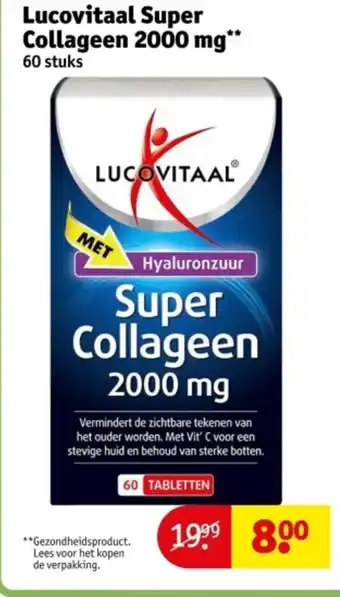 Kruidvat Lucovitaal super collageen 2000 mg aanbieding