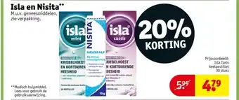 Kruidvat Isla en nisita aanbieding