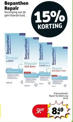 Kruidvat Bepanthen repair aanbieding