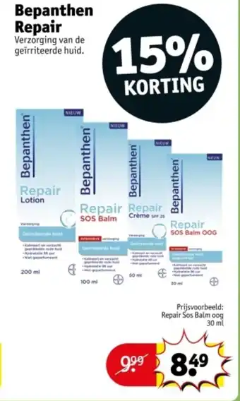 Kruidvat Bepanthen repair aanbieding